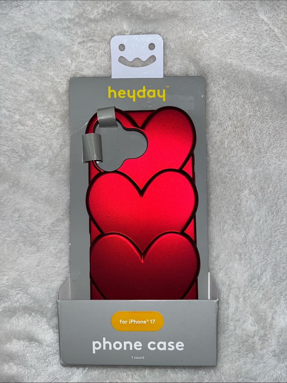 heyday Red Triple Heart iPhone 17 Case